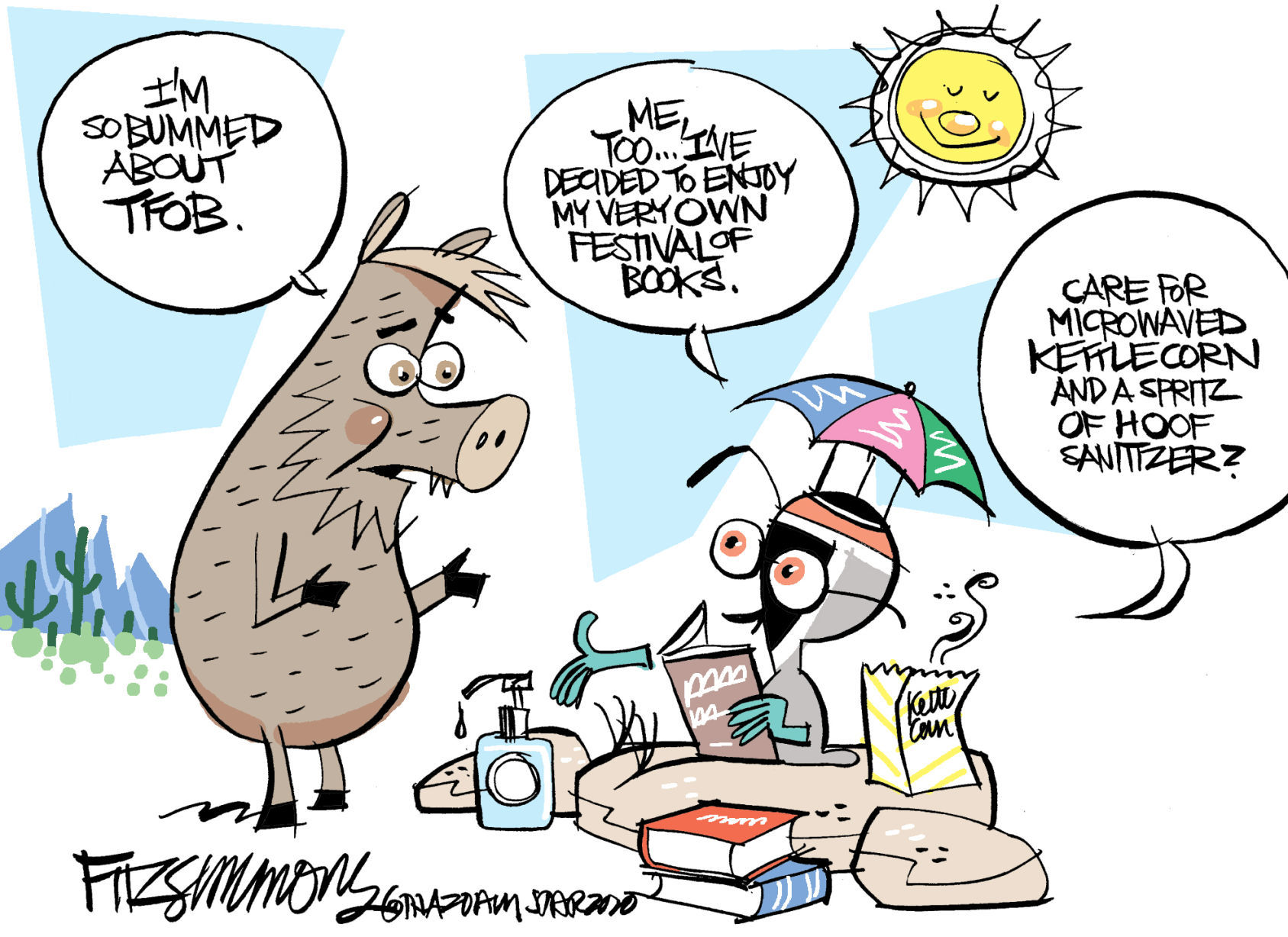 Last Laugh: Book fest